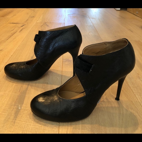 Chloe Shoes - CHLOE black leather ankle boots